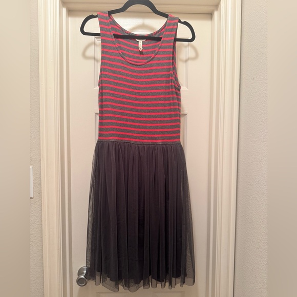 EUC Matilda Jane Tulle Sleeveless Dress Size Medium - Picture 1 of 5